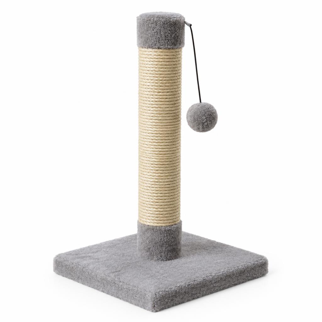 Cat Scratching Post with Dangling Toy, 22 in.