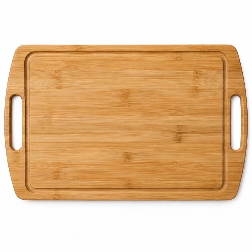 Extra-Large Bamboo Cutting Board with Juice Groove