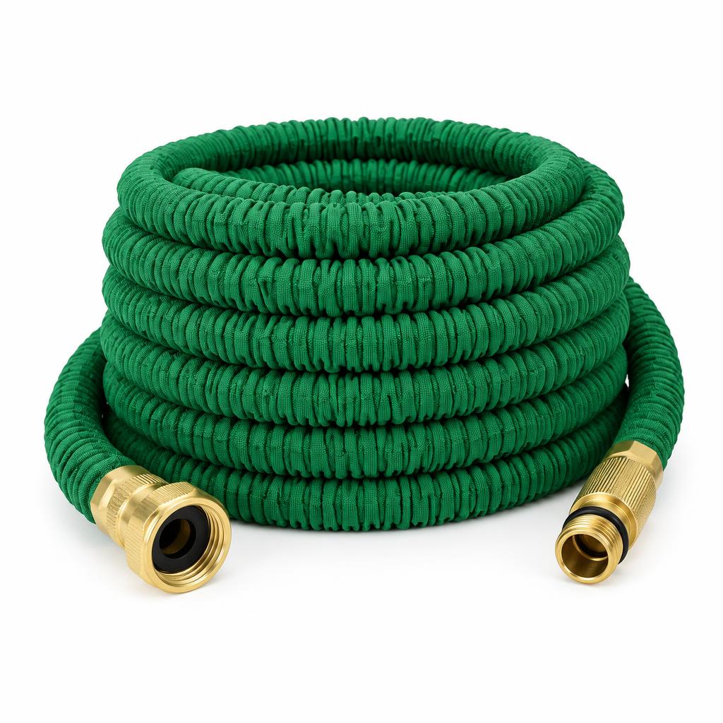 50 ft. Expandable Garden Hose with Brass Fittings