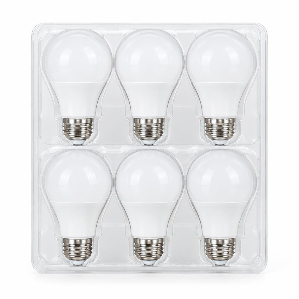 A19 LED Light Bulbs 60W Equivalent, 6-Pack, Soft White