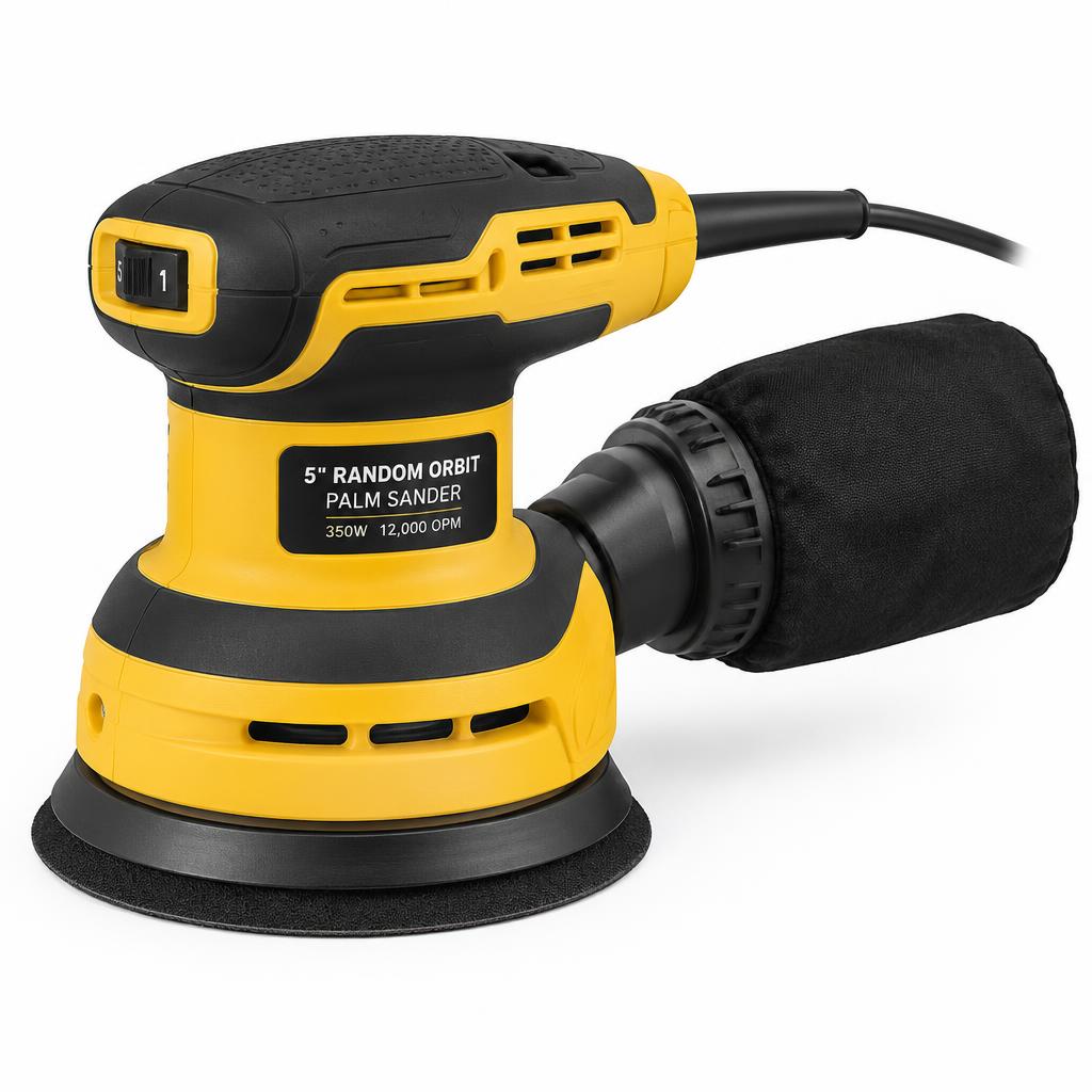 5 in. Random Orbit Palm Sander, 350W