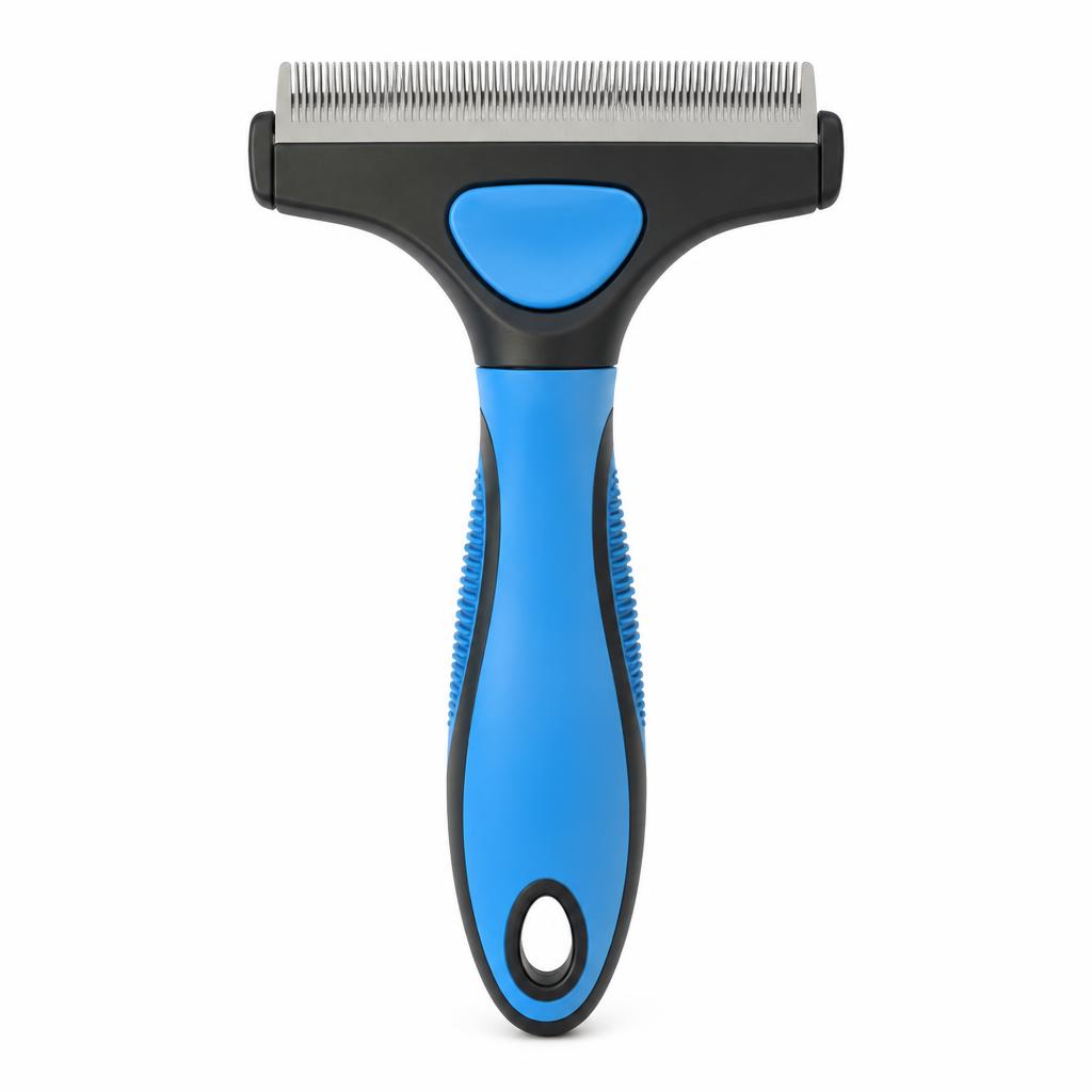 Pet Deshedding Brush with Release Button